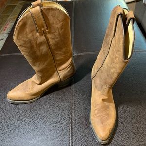 Durango Women’s 11” Tan Western Cowboy Boots Size 7